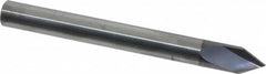 Niagara Cutter - 1/4" Diam 2 Flute Single End Solid Carbide Chamfer Mill - Apex Tool & Supply