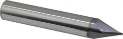 Niagara Cutter - 1/2" Diam 2 Flute Single End Solid Carbide Chamfer Mill - Apex Tool & Supply