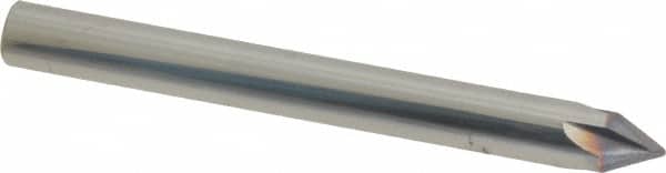 Niagara Cutter - 1/4" Diam 4 Flute Single End Solid Carbide Chamfer Mill - Apex Tool & Supply