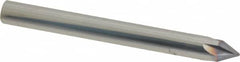 Niagara Cutter - 1/4" Diam 4 Flute Single End Solid Carbide Chamfer Mill - Apex Tool & Supply