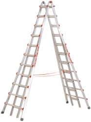 Little Giant Ladder - 21' High, Type IA Rating, Aluminum Telescoping Ladder - 300 Lb Capacity, 25' Working Length - Apex Tool & Supply