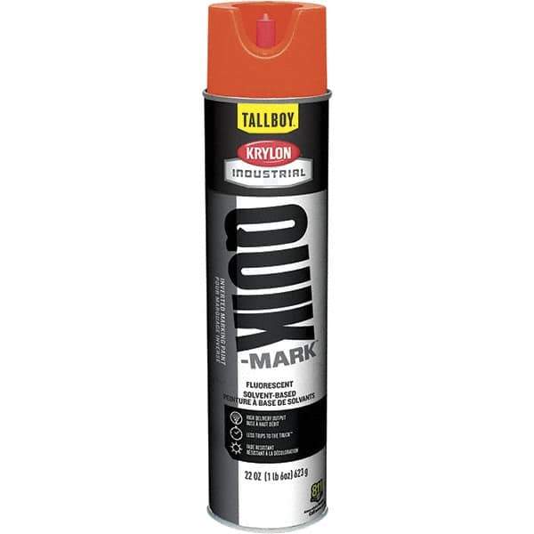 Krylon - 25 fl oz Marking Paint - 35 to 71 Sq Ft Coverage, Solvent-Based Formula - Apex Tool & Supply