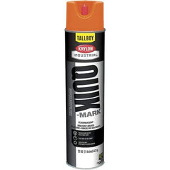 Krylon - 25 fl oz Orange Marking Paint - 35 to 71 Sq Ft Coverage, Solvent-Based Formula - Apex Tool & Supply
