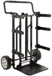 DeWALT - 175 Lb Capacity 37-5/8" OAH DS Carrier - 16-1/2 x 11-1/2" Base Plate, Swept Back, Continuous Handle, Steel/Plastic/Rubber, Rubber Wheels - Apex Tool & Supply