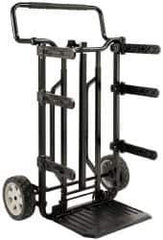 DeWALT - 175 Lb Capacity 37-5/8" OAH DS Carrier - 16-1/2 x 11-1/2" Base Plate, Swept Back, Continuous Handle, Steel/Plastic/Rubber, Rubber Wheels - Apex Tool & Supply