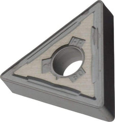 Kennametal - TNMG432 RP Grade KCU10 Carbide Turning Insert - TiAlN Finish, 60° Triangle, 1/2" Inscr Circle, 3/16" Thick, 1/32" Corner Radius - Apex Tool & Supply