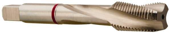 Accupro - 3/8-16 3 Flute 3B Modified Bottoming Spiral Flute Tap - Vanadium High Speed Steel, Bright Finish, 2-15/16" OAL, Right Hand Flute, Right Hand Thread, H3 - Apex Tool & Supply