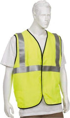 OccuNomix - Size 3XL Flame Resistant/Retardant Yellow Solid General Purpose Vest - 52 to 54" Chest, ANSI 107-2015, ASTM F1506, ATPV=5.4 cal/Sq cm, NFPA 70E/HRC=1, Hook & Loop Closure, 1 Pocket, Modacrylic/Aramid Blend - Apex Tool & Supply