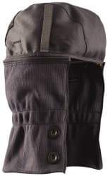 OccuNomix - Navy Blue/Black, Underneath Hard Hat Winter Liner - Long Neck Length, 2 Layer - Apex Tool & Supply