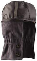 OccuNomix - Navy Blue/Black, Underneath Hard Hat Winter Liner - Long Neck Length, 2 Layer - Apex Tool & Supply