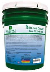 Renewable Lubricants - 5 Gal Pail, Mineral Gear Oil - 23°F to 250°F, 382 St Viscosity at 40°C, 49 St Viscosity at 100°C, ISO 460 - Apex Tool & Supply