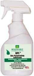 Renewable Lubricants - 12 oz Spray Bottle Thin Oily Film Penetrant/Lubricant - -22°F to 295°F - Apex Tool & Supply