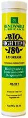 Renewable Lubricants - 14 oz Cartridge Biobased Extreme Pressure Grease - Green, Extreme Pressure & High Temperature, 285°F Max Temp, NLGIG 2, - Apex Tool & Supply