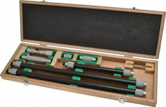 Mitutoyo - 4 to 52 Inch Range, Mechanical Inside Tubular Micrometer - 0.001 Inch Graduation, 0.00012+m+0.00004xR/20 Inch Accuracy - Apex Tool & Supply