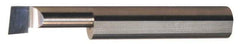 Accupro - 0.36" Min Bore Diam, 1" Max Bore Depth, 3/8 Shank Diam, Corner Radius Boring Bar - 0.005 to 0.008" Corner Radius, Right Hand Cut, Solid Carbide, Bright Finish - Exact Industrial Supply