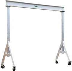 Vestil - 6,000 Lb Load Capacity, Aluminum Gantry Crane - 15' Span - Apex Tool & Supply