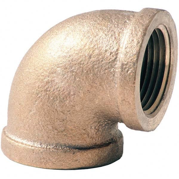 Merit Brass - Brass & Chrome Pipe Fittings Type: 90 Elbow Fitting Size: 4 - Apex Tool & Supply