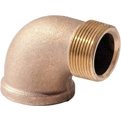 Merit Brass - Brass & Chrome Pipe Fittings Type: 90 Street Elbow Fitting Size: 3 - Apex Tool & Supply