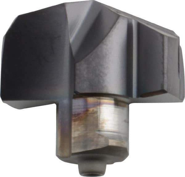 Iscar - Series ICK, 17.5mm Diam Grade IC908 140° Replaceable Drill Tip - Carbide, TiAlN Finish, 17 Seat Size, Through Coolant - Apex Tool & Supply