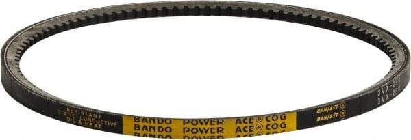 Bando - Section 5VX, 5/8" Wide, 61" Outside Length, V-Belt - Rubber Compound, Black, Narrow Cogged, No. 5VX610 - Apex Tool & Supply