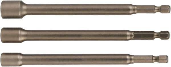 Wiha - 1/4" Drive, Nut Setter Screwdriver Bit - 12" OAL - Apex Tool & Supply