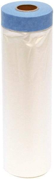 TRIMACO - Medium Weight HDPE Plastic Drop Cloth - 72' x 4', 0.004" Thick, Tape & Drape - Apex Tool & Supply