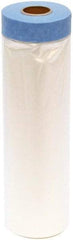 TRIMACO - Medium Weight HDPE Plastic Drop Cloth - 72' x 4', 0.004" Thick, Tape & Drape - Apex Tool & Supply