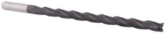 Accupro - 1/8", 1-7/8" LOC, 1/8" Shank Diam, 3" OAL, 3 Flute, Solid Carbide Square End Mill - Single End, AlTiN Finish, Spiral Flute, 30° Helix, Centercutting, Right Hand Cut, Right Hand Flute, Series Miniature - Apex Tool & Supply