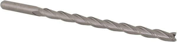 Accupro - 1/8", 1-7/8" LOC, 1/8" Shank Diam, 3" OAL, 3 Flute, Solid Carbide Square End Mill - Single End, Uncoated, Spiral Flute, 30° Helix, Centercutting, Right Hand Cut, Right Hand Flute, Series Miniature - Apex Tool & Supply