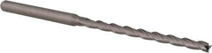 Accupro - 3/32", 1.4" LOC, 1/8" Shank Diam, 3" OAL, 3 Flute, Solid Carbide Square End Mill - Single End, Uncoated, Spiral Flute, 30° Helix, Centercutting, Right Hand Cut, Right Hand Flute, Series Miniature - Apex Tool & Supply