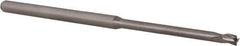 Accupro - 3/32", 0.139" LOC, 1/8" Shank Diam, 2-1/2" OAL, 3 Flute, Solid Carbide Square End Mill - Single End, Uncoated, Spiral Flute, 30° Helix, Centercutting, Right Hand Cut, Right Hand Flute, Series Miniature - Apex Tool & Supply