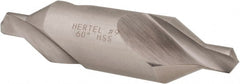 Hertel - #9 Plain Cut 60° Incl Angle High Speed Steel Combo Drill & Countersink - Apex Tool & Supply