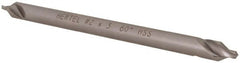 Hertel - #2 Plain Cut 60° Incl Angle High Speed Steel Combo Drill & Countersink - Apex Tool & Supply