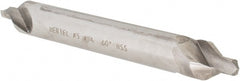 Hertel - #5 Plain Cut 60° Incl Angle High Speed Steel Combo Drill & Countersink - Apex Tool & Supply