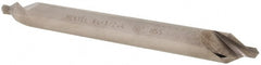 Hertel - #4-1/2 Plain Cut 60° Incl Angle High Speed Steel Combo Drill & Countersink - Apex Tool & Supply