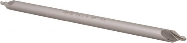 Hertel - #4 Plain Cut 60° Incl Angle High Speed Steel Combo Drill & Countersink - Apex Tool & Supply