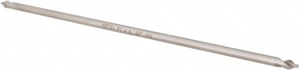 Hertel - #1 Plain Cut 60° Incl Angle High Speed Steel Combo Drill & Countersink - Apex Tool & Supply