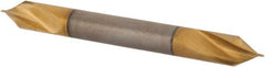 Hertel - #5/0 Plain Cut 60° Incl Angle High Speed Steel Combo Drill & Countersink - Apex Tool & Supply
