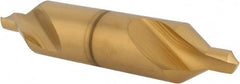 Hertel - #7 Plain Cut 60° Incl Angle High Speed Steel Combo Drill & Countersink - Apex Tool & Supply