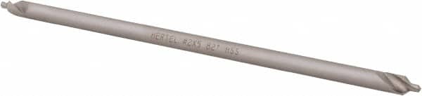 Hertel - #2 Plain Cut 82° Incl Angle High Speed Steel Combo Drill & Countersink - Apex Tool & Supply