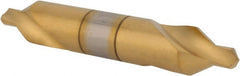 Hertel - #5 Plain Cut 60° Incl Angle High Speed Steel Combo Drill & Countersink - Apex Tool & Supply
