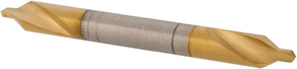 Hertel - #1 Plain Cut 60° Incl Angle High Speed Steel Combo Drill & Countersink - Apex Tool & Supply