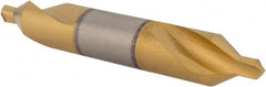 Hertel - #4-1/2 Plain Cut 60° Incl Angle High Speed Steel Combo Drill & Countersink - Apex Tool & Supply