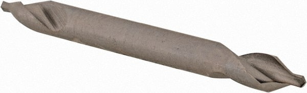 Hertel - #1/0 Plain Cut 60° Incl Angle High Speed Steel Combo Drill & Countersink - Apex Tool & Supply