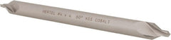 Hertel - #4 Plain Cut 60° Incl Angle Cobalt Combo Drill & Countersink - Apex Tool & Supply