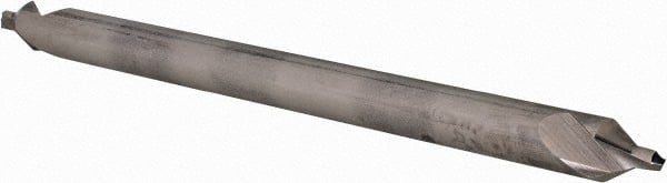 Hertel - #4-1/2 Plain Cut 60° Incl Angle High Speed Steel Combo Drill & Countersink - Apex Tool & Supply