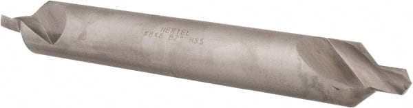 Hertel - #8 Plain Cut 82° Incl Angle High Speed Steel Combo Drill & Countersink - Apex Tool & Supply