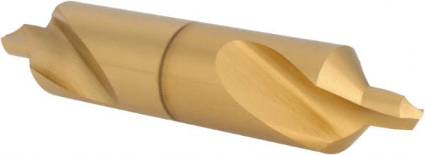 Hertel - #7 Plain Cut 90° Incl Angle High Speed Steel Combo Drill & Countersink - Apex Tool & Supply