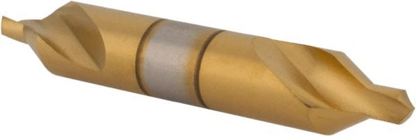 Hertel - #5 Plain Cut 90° Incl Angle High Speed Steel Combo Drill & Countersink - Apex Tool & Supply