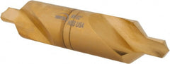 Hertel - #8 Plain Cut 82° Incl Angle High Speed Steel Combo Drill & Countersink - Apex Tool & Supply